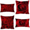 Luxurious Romantic Rose Pillow Covers Crafted From Premium Polyester For Cozy Living Spaces