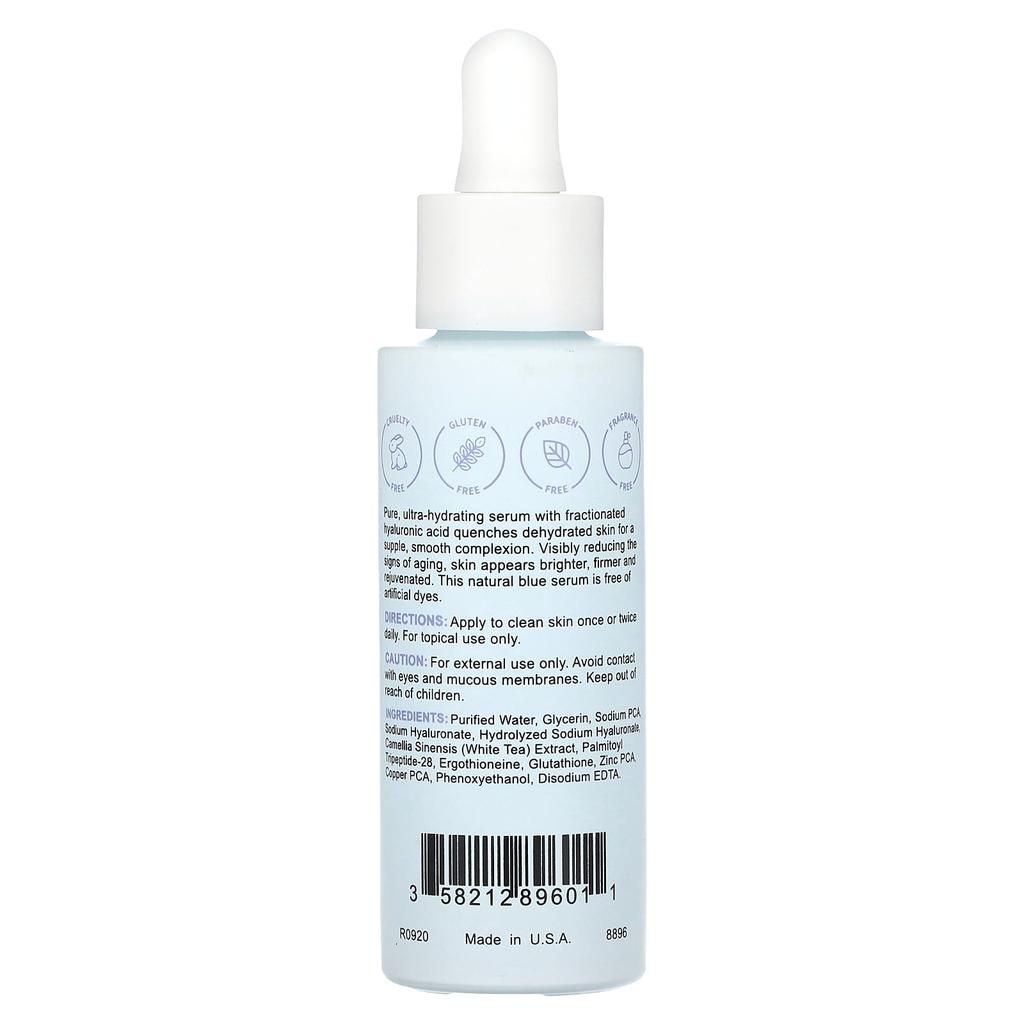 Anti-Aging, Hyaluronic Acid Hydration Serum, Fragrance Free, 30 Ml (1 Fl Oz)