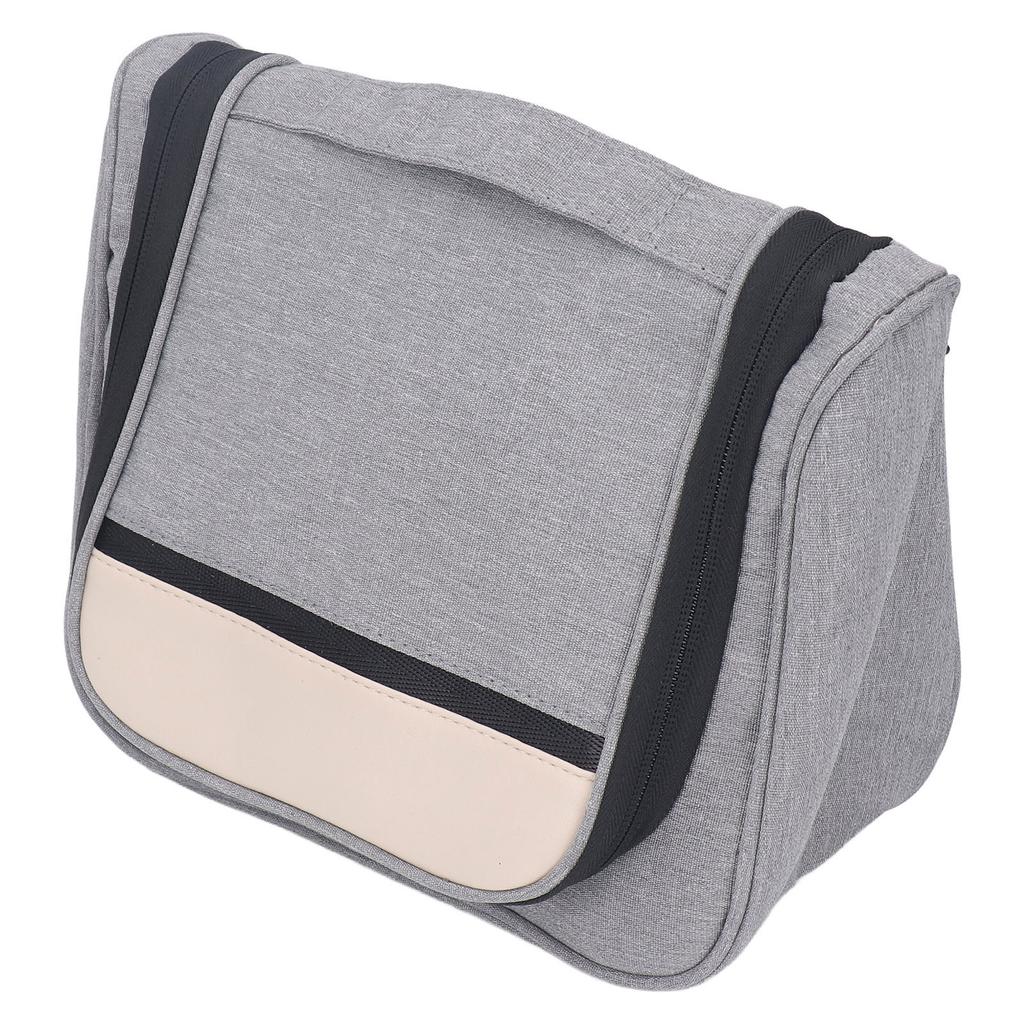 Toiletry Bag Portable Multifunctional Waterproof Large Capacity Cosmetics Organizer for Travel Business Trip Gray