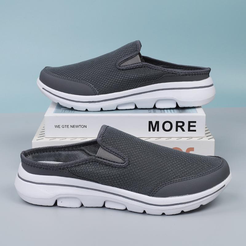 Duży Rozmiar 47 48 49 Letnie Męskie Damskie Półbuty Kapcie Wsuwane Siatkowe Oddychające Miękkie Wygodne Dropshipping