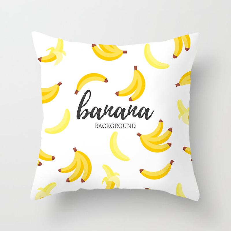 Home Supplies Cute Pastoral Cactus Print Pillow Cover Sofa Cushion Cover