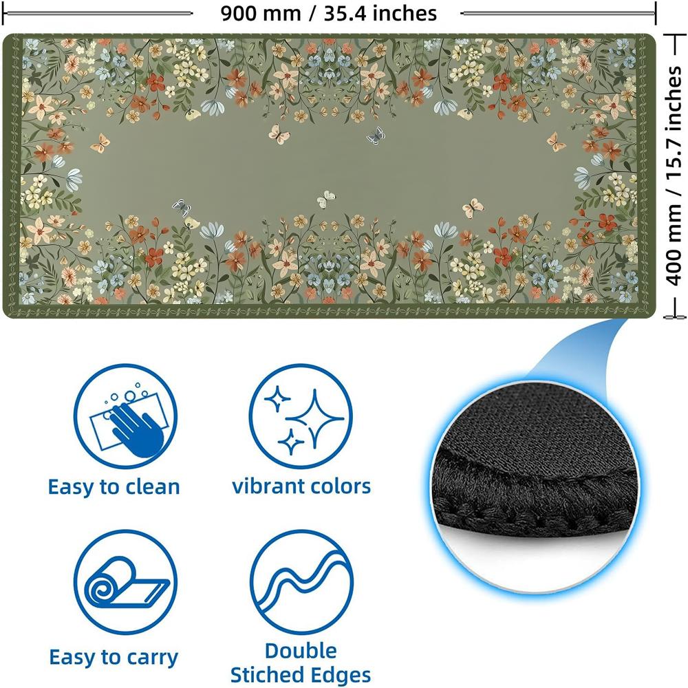 Oversized Persian Carpet Style Multi-model Gaming Mouse Pad PC Player Rubber Keyboard Office Accessories Cushion Carpet Mat Rug