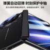 Luxury Magnetic Matte Hinge Protection Stand Case for Honor Magic V3 5G 7.92 PC Material Shockproof Cover with Screen Glass Film
