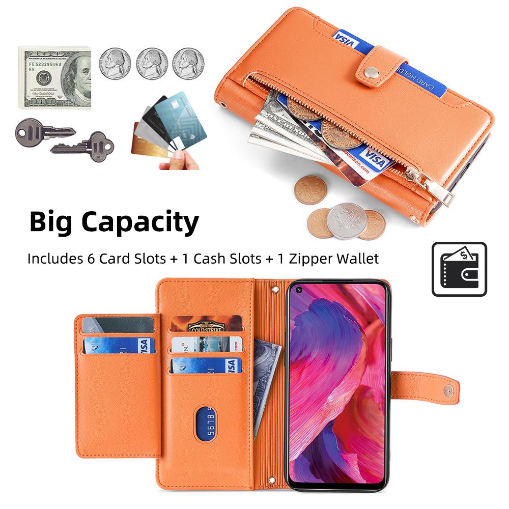 OPPO Reno 15 5G Drop-proof Leather Phone Case, Reno 13 Compatible
