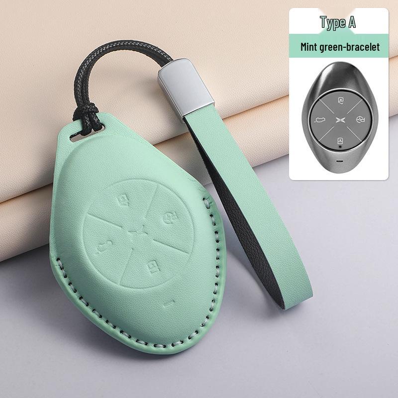 

Lightweight PU Full-Wrap Car Key Case Holder for P7/G3 Models