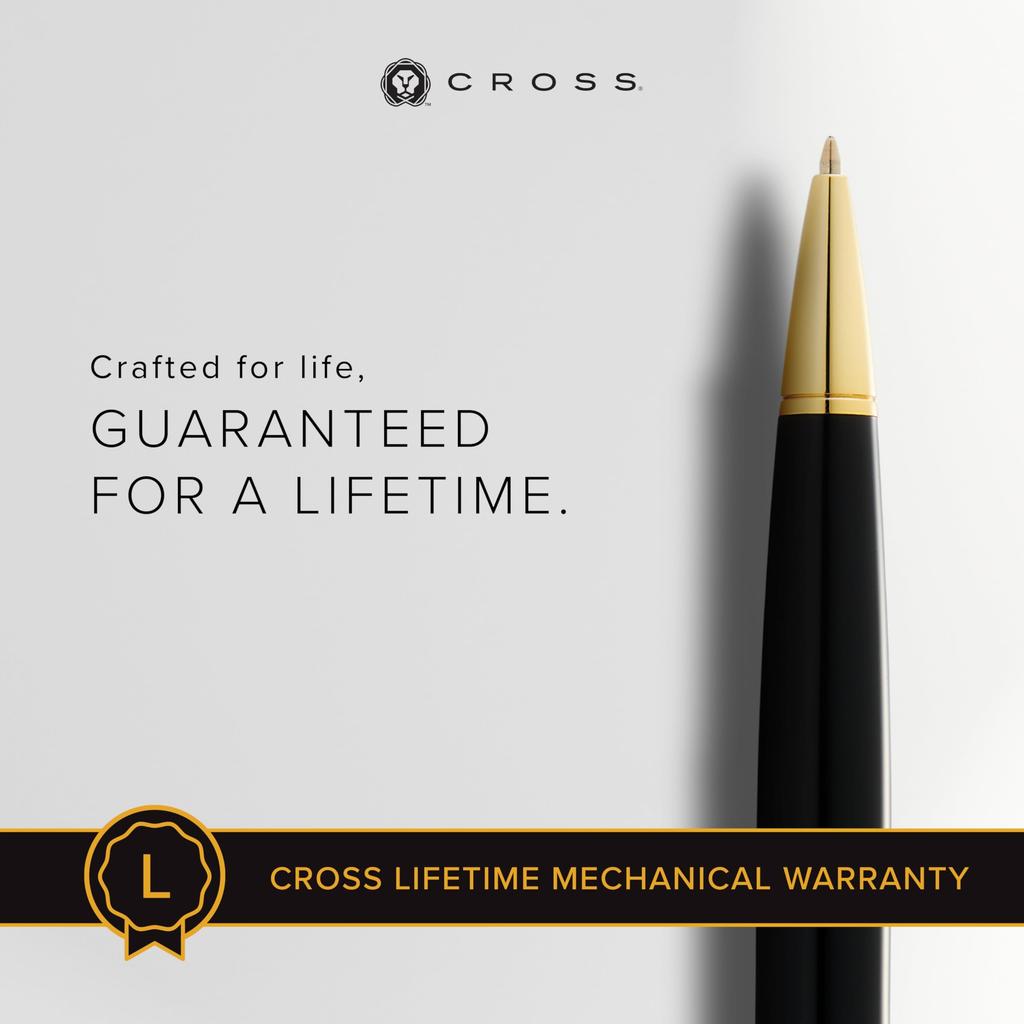 Cross Bailey Light Black Gold Plated Ballpoint Pen NAT0742-9
