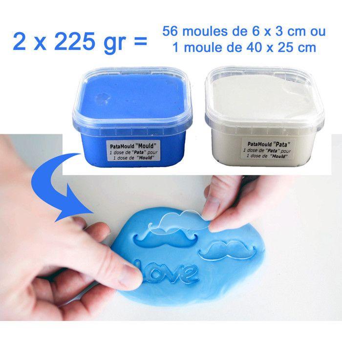 Patamould Création de moule et empreinte 2x225 g