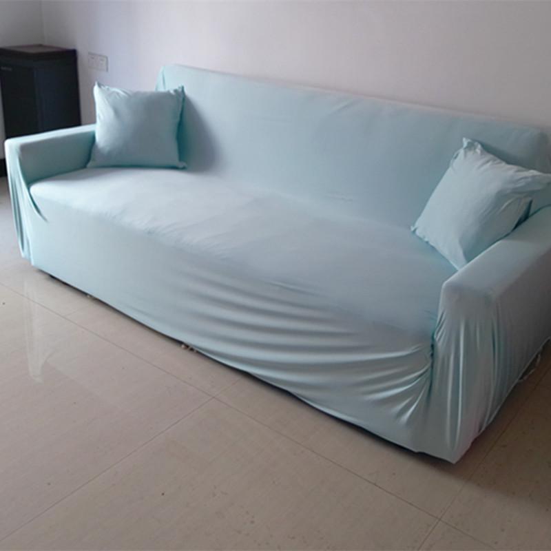 Universal Elastic Sofa Cover - Solid Color, Anti-Scratch, Four Seasons Protection for Chaise Lounge