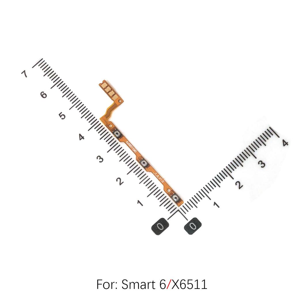 For Infinix Smart 4 5 6 X612 X653 X657 X6511 X6516 X6517 Power Button Volume Flex Cable OnOff