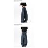 Vintage Linen Wide Leg Pants Elastic Waist Draped Loose Baggy Trousers Summer Casual Streetwear Long Pants
