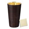 Tsubame Yamanaka Lacquer Straight Glass Double Walled Lacquer X 300cc Eco Bag Made In Made In Japan J-kitchens-bag Oboro/Red 7.5cm 12.5cm /