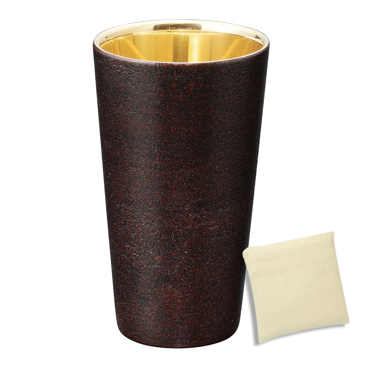 

Стакан прямой лакированный Tsubame Yamanaka с двойными стенками лак x 300 мл Эко-сумка Сделано в Сделано в Японии J-kitchens-bag Оборо/Красный 7,5 см 12,5 см /