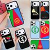 Eritrea Vlag Telefoonhoesje Voor iPhone 17 Air 14 15 13 12 Max Cover Voor Apple 14 15 16 16e 11 Pro Max Plus