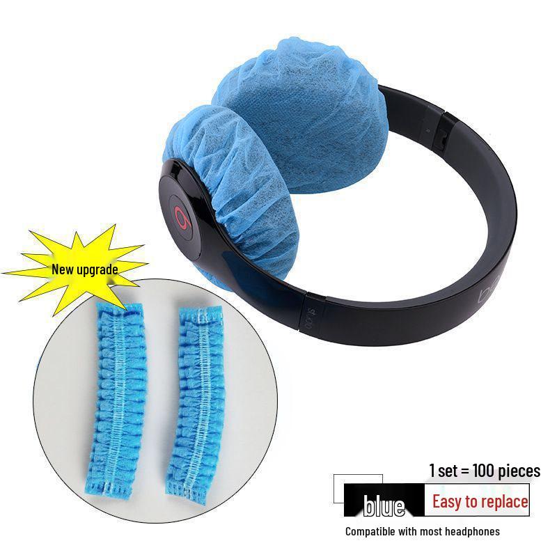 

Universal Disposable Headphone Covers: Non-Woven, Sweat & Dust Protection for Over-Ear Headphones in Internet & Gaming Cafes