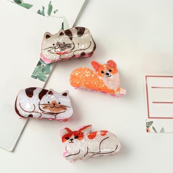 Hair Claw Cartoon Animal Shape Back Head Shower Clip Anti-slip Teeth Medium Size Shark Hair Claw Versatile Hair Accessory
