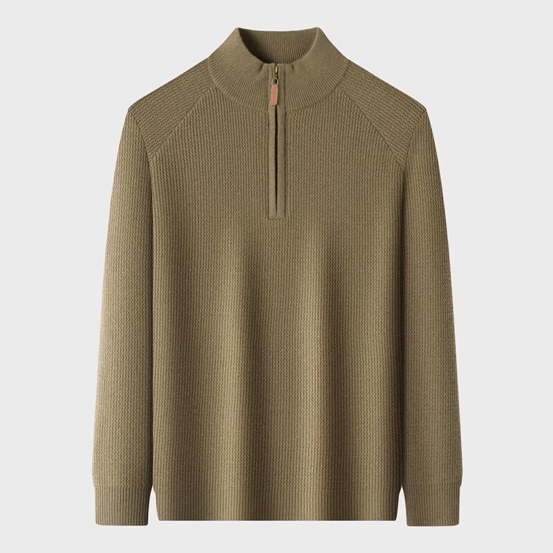 

Yiliteng Men s Merino Wool Blend Jacquard Sweater 185