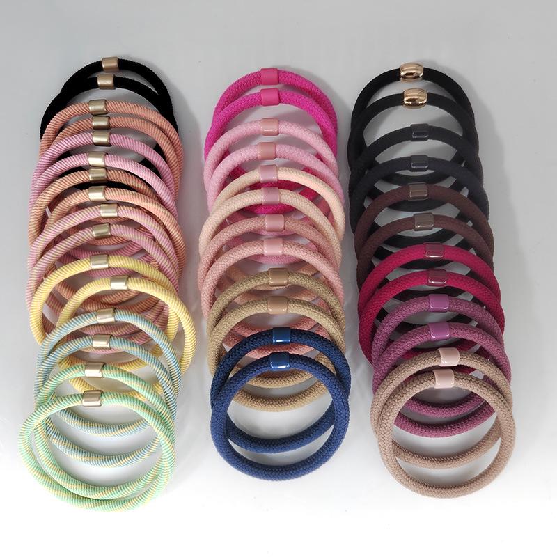 High-Elasticity Spiral Hair Tie - Stylish, Hair-Friendly, Twill Rubber Band for a Trendy Look