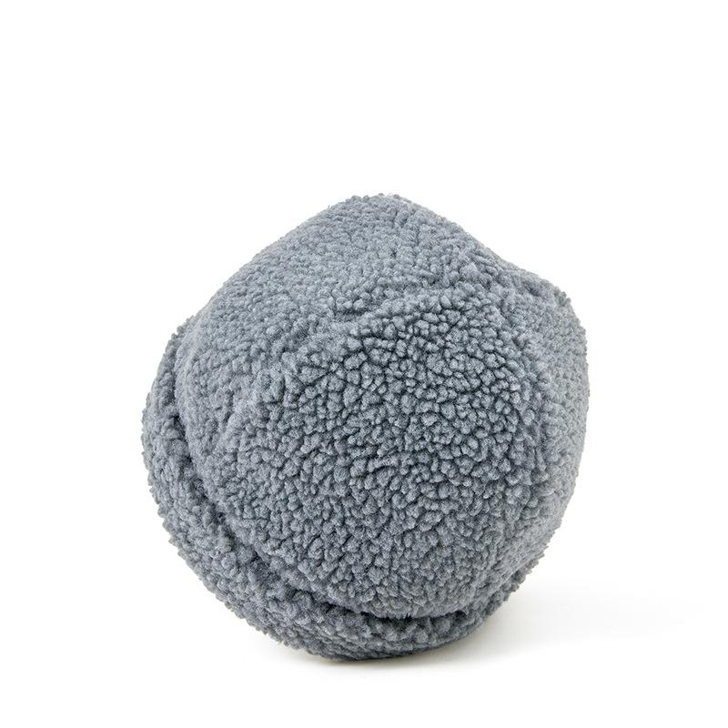 Autumn and winter lamb wool warm plush hat women's antifreeze melon fur hat ear protector head stack hat