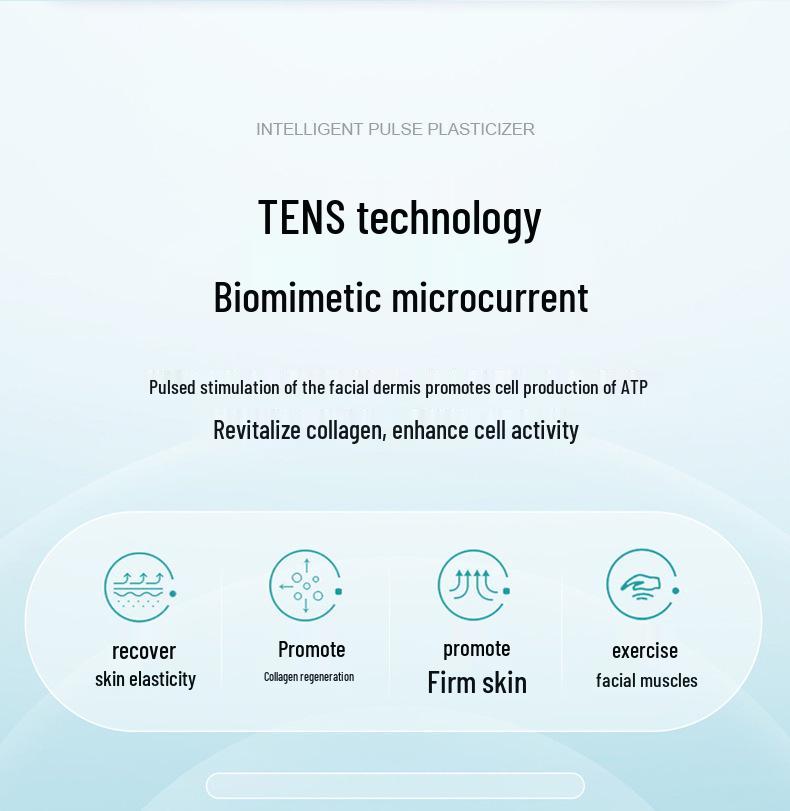 EMS Slimming V-Face Massager: Facial Lifting & Firming Device to Improve Masseter Muscles & Nasolabial Folds.