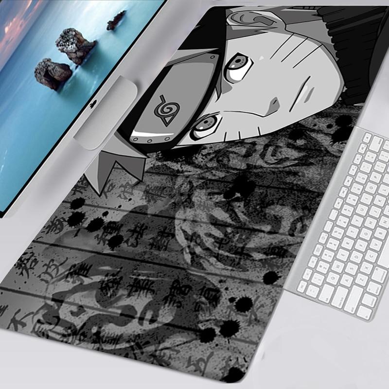 Tapis De Souris Kakashi Gaara Sasuke Design-Narutos Mouse Pad Gamer for Notebook Games Mouse Pad Anime Mousepad Deskmat Padmouse