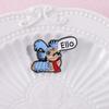 Brooch Trendy Cartoon Creative Monster Design Colorful Metal Pin For Fashion Individuals Forward