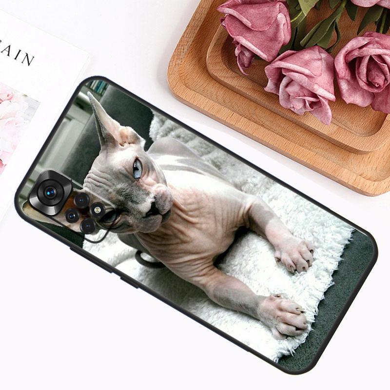 Sphynx Sphinx Cat Case For Xiaomi Redmi Note 14 Pro 13 12 11 9 10 9S 10S 11S 12S Redmi 14C 13C 10C 12C Cover