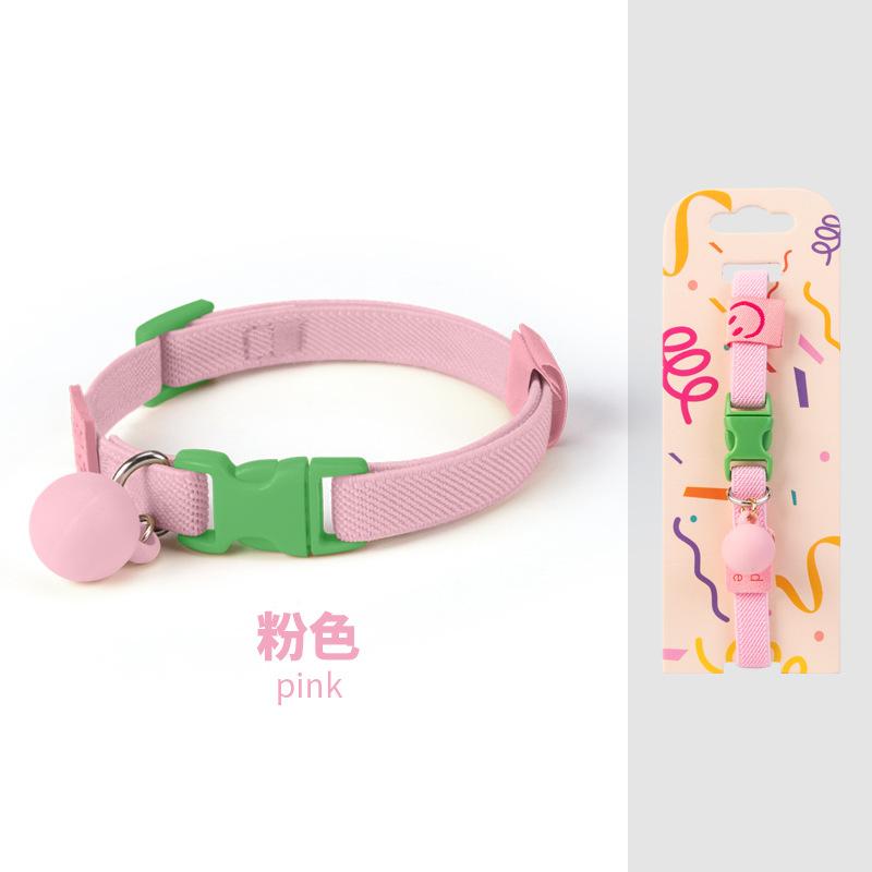 Reflective Cat Collar Adjustable Soft Pet Neckla Summer Fashion Acssory with Breakaway Clasp for Indoor Outdoor Cats