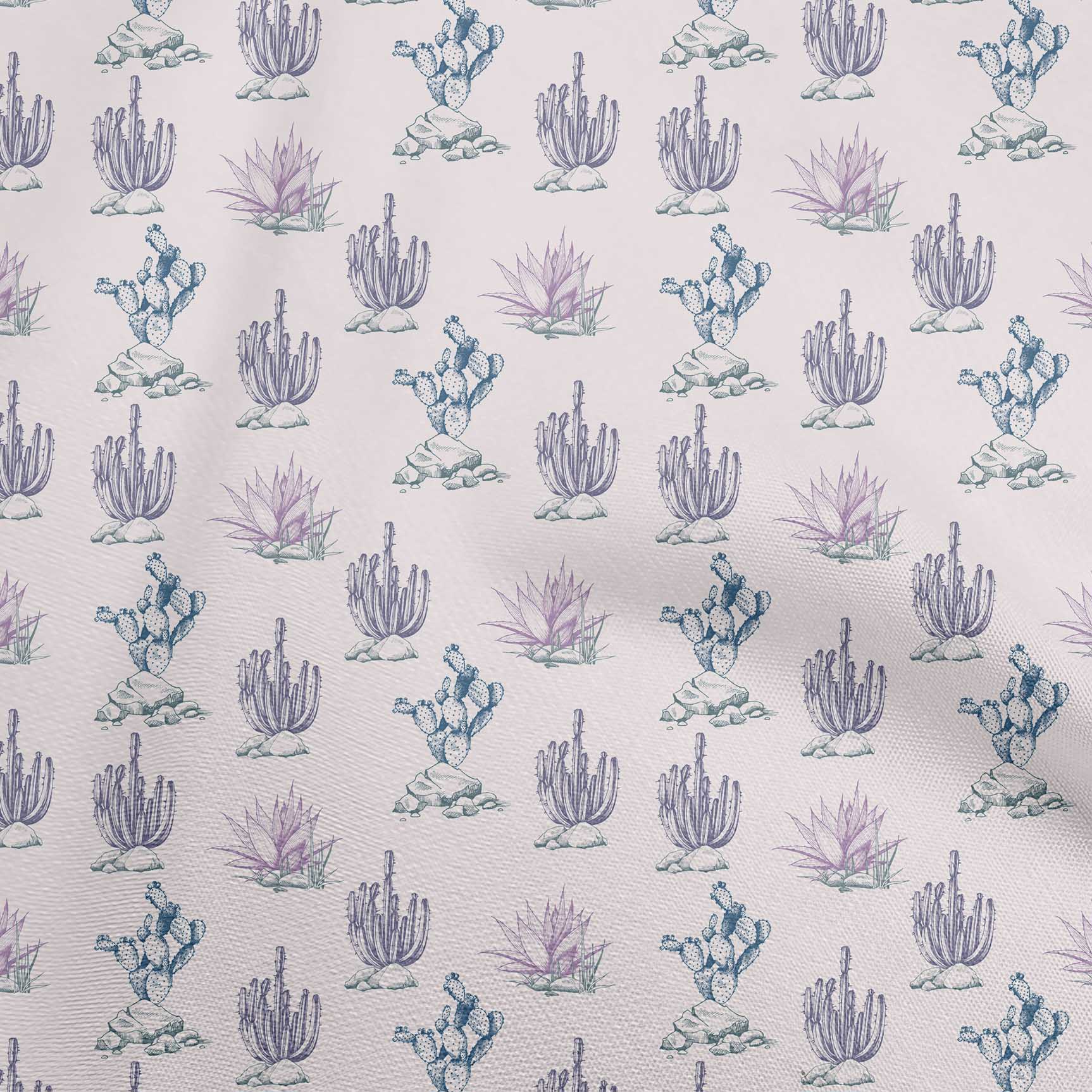 

oneOone Жоржет Віскоза Зелена тканина Кактус Ремісничі проекти Декоративна тканина з принтом у дворі 42 дюйми 42 Inch Wide - Viscose Chiffon Фіолетовий