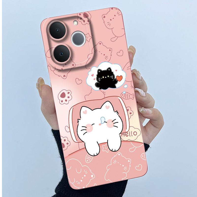 Casing For Realme Note 70 70T Phone Case Quality Soft Silicone Panda Sweet Girls Back Cover For Realme Narzo 80 Lite 4G Bumper