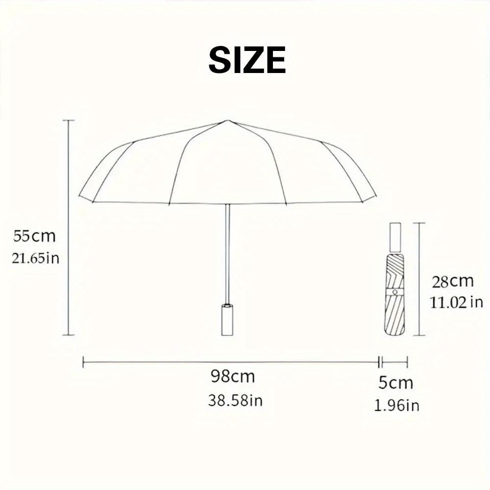 1pc England Union Jack Automatic Folding Umbrella - British Flag Design with Union Jack & England Lettering, Durable Windproof
