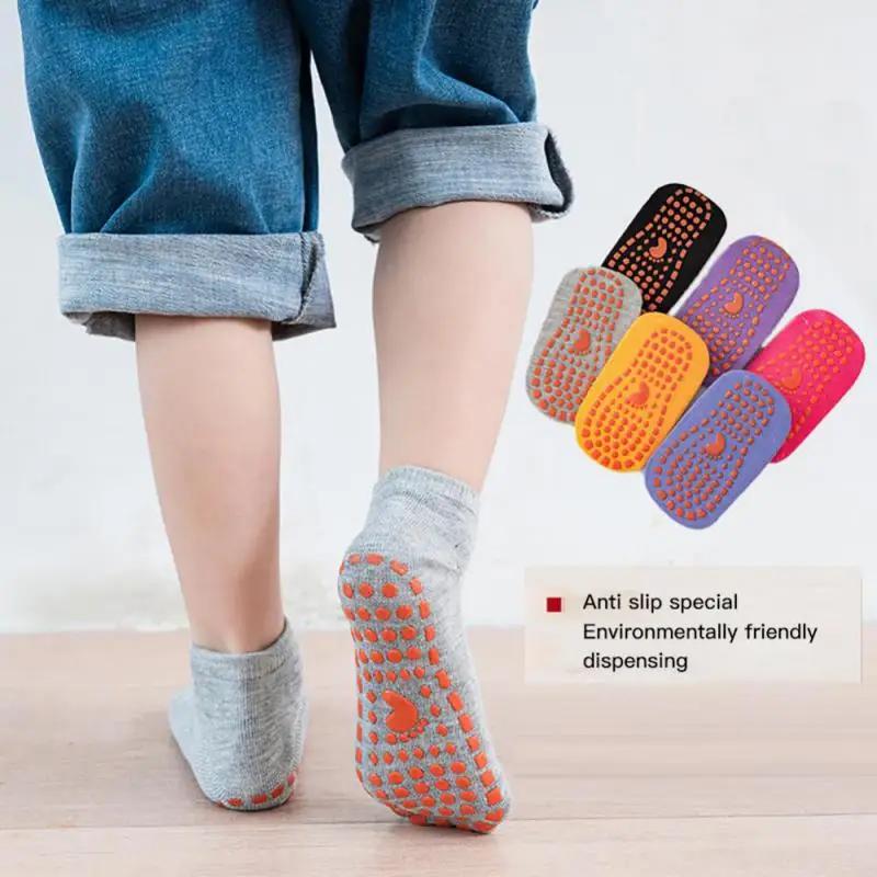 

Year Baby Floor Socks Indoor Trampoline Children s Anti-Slip Silicone Socks Early Learning Step Children s Floor Socks M 5-8 Years