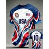 Vintage Rock Tour Soccer‑Style Jersey T‑Shirt Number 21 Graphic