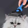 Pente Desembaraçador: Escova de Grooming para Animais de Estimação de Dupla Face para Gatos e Cães