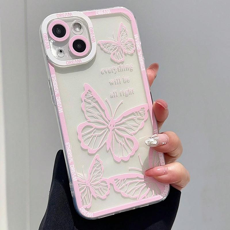 

Cute Cat Case For Redmi 12 10 9 9A 9C 13C 12C 10C 9T 7 8 A1 A2 Plus Xiaomi POCO X3 Pro F3 Artistic Butterfly Soft Clear Cover Redmi 12