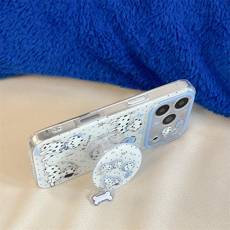 

Custom Graffiti Hand-Painted Spotted Dog iPhone Case for 17/16ProMax/15/14 iPhone 15 Pro Max