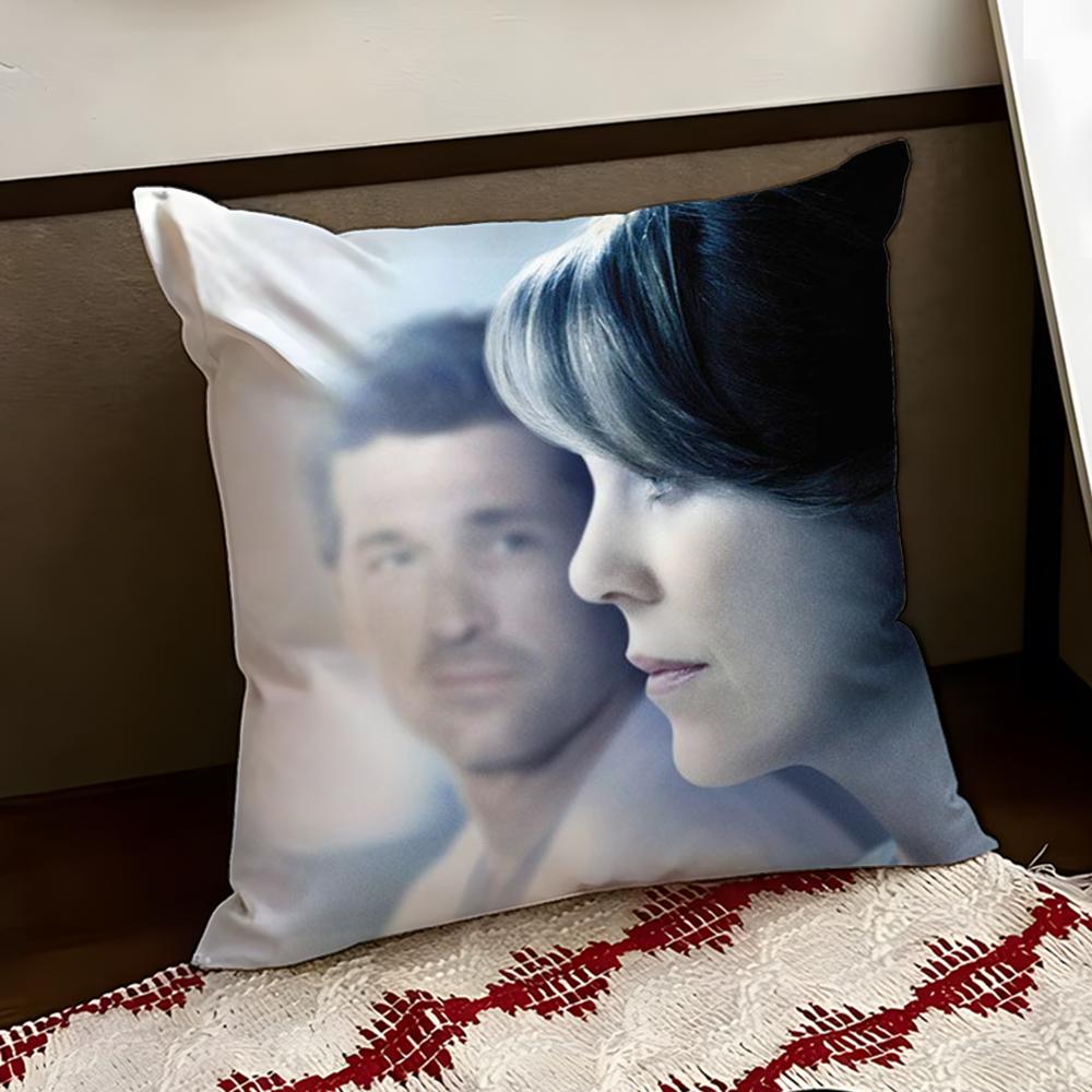 GGreys Anatomy Cushion Cover Reversible Soft Durable Pillow Cover Home  Car MultiScene Use for Daily Comfort