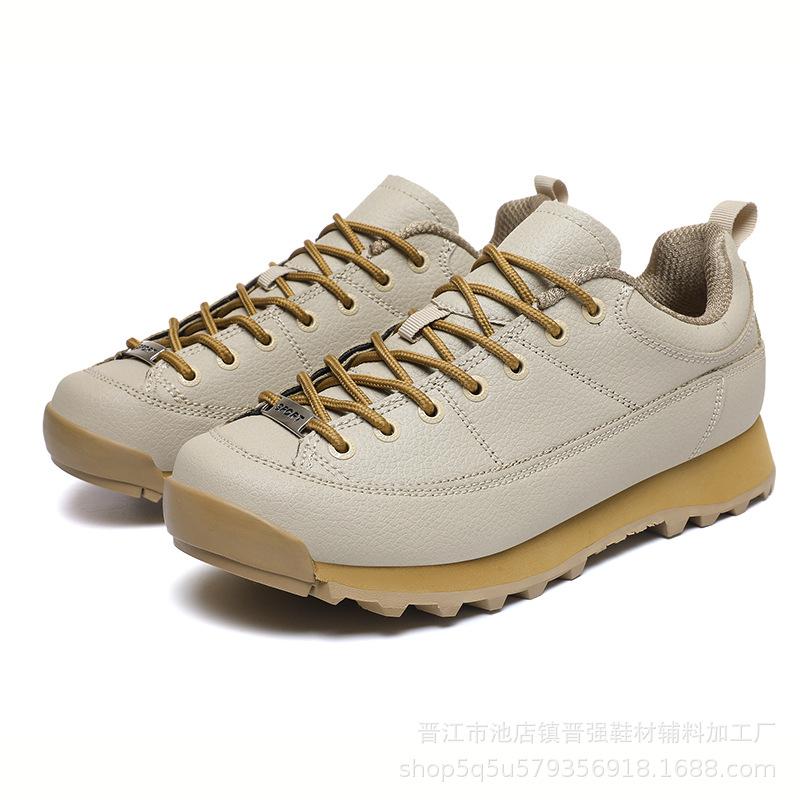 Low-top High-quality Hiking Shoes, Urban Outdoor Waterproof Hiking Shoes, Comfortable Platform Sports and Leisure Leather Shoes