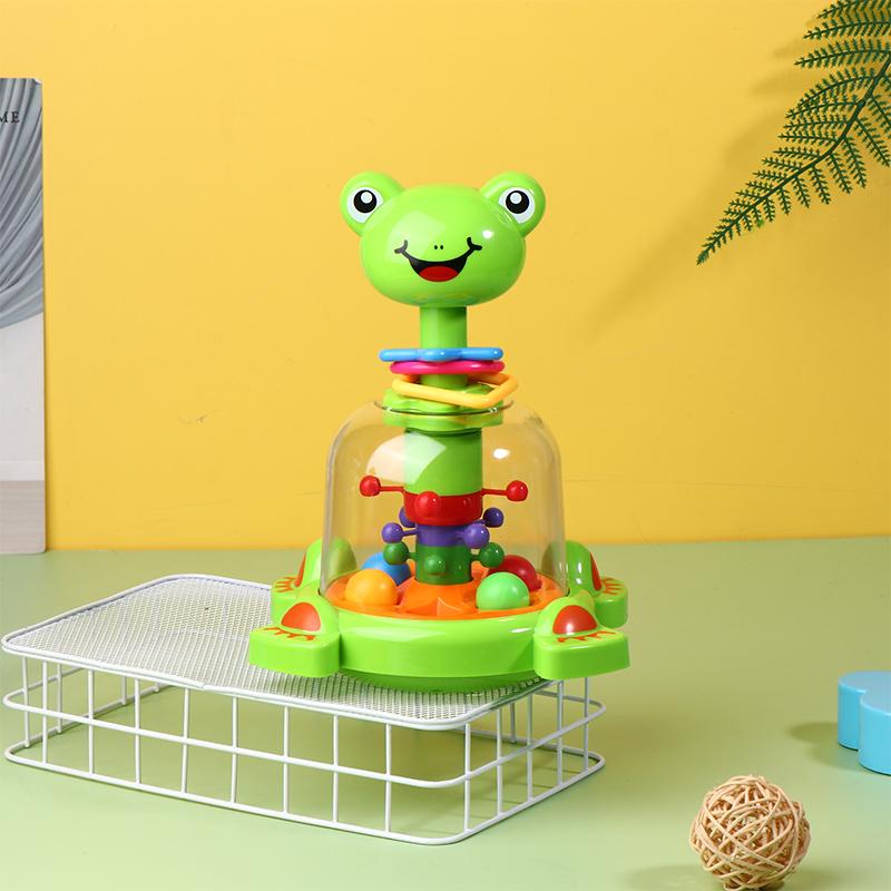 Kids Fun Giraffe Rotating Jumping Ball Rolling Beads Toy Baby Early Education Toy Finger Skill Training Montessori Baby Toy