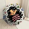 Rainbow Dreams: Cute Cartoon Character Umbrella Auto-Open/Close, Lightweight & Durable, Ideal Travel Accessory and Gift 154