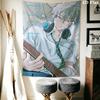 Alien Stage Till Wall Tapestry Aesthetic Wall Hanging Printed Fabric Blanket Decorative Tapestries for Bedroom Living Room Home Decor