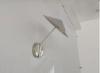 Polished Chrome Wall Light Fixture, Minimalist Vanity or Bedroom Lighting Sconce