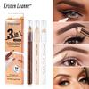Sprânceană concealer practic pentru îngrijire eyeliner creion de sprâncene rezistent la apă de lungă durată 3 seturi creion de sprâncene akk