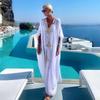 New European and American Cotton Gold Embroidered Robe, Beach Jacket, Sunscreen Dress, Bikini Blouse, Swimsuit, and Women's Outside
