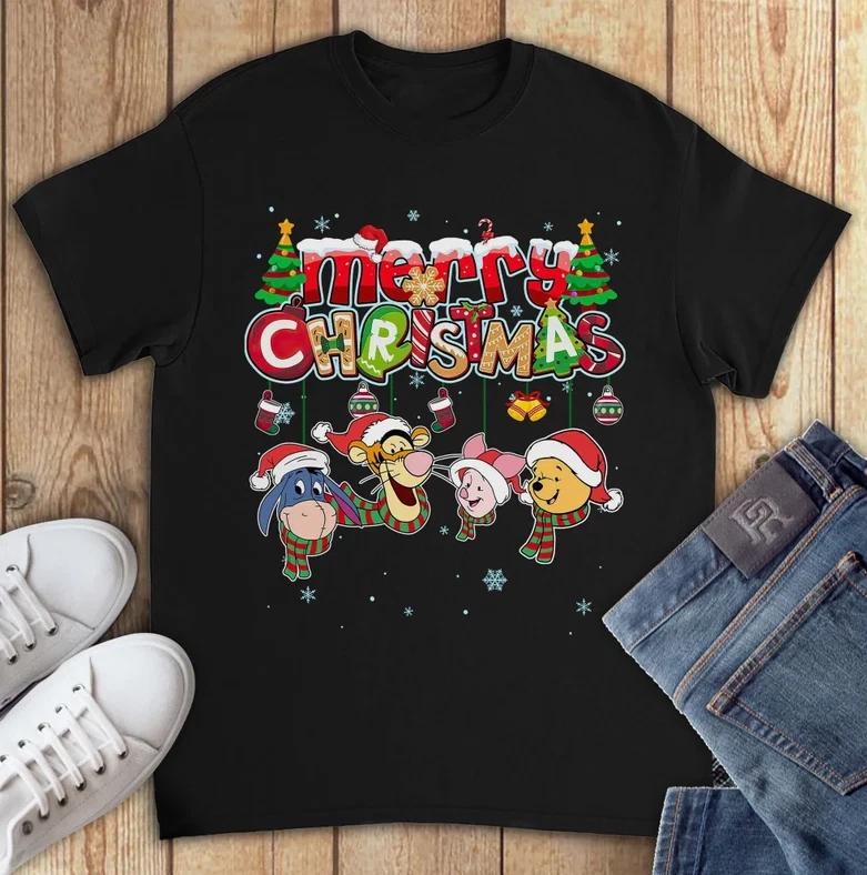 Cute Winnie The Pooh And Friends TShirt Unisex1 S