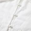 Xiangying Women's Embroidered Two-Piece V-Neck Skirt Set