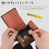 ecoofee Bifold Genuine Thin Coin Premium Crafted by Compact Bifold Wallet Men's Wallet, Leather, Box-Shaped Purse, Quality, Artisans, (Black)