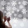 29/22Pcs Snowflake Electrostatic Wall Stickers Window Kids Room Christmas Decor Decals for Home Decor 2026 New Year Wallpaper