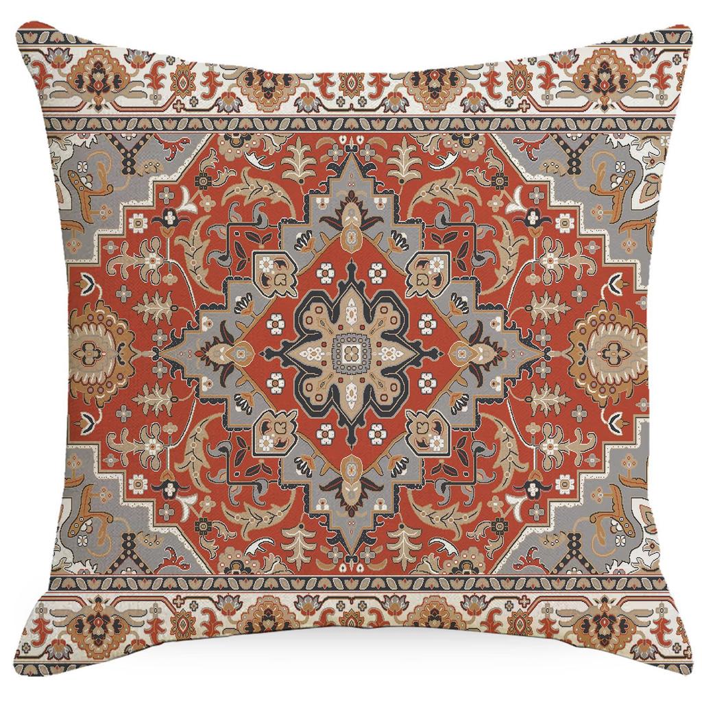 Nuova Federa per Cuscino Stile Bohemien Retrò Divano Soggiorno Ufficio Cuscino Lino Ornamento per la Casa Premium Durevole