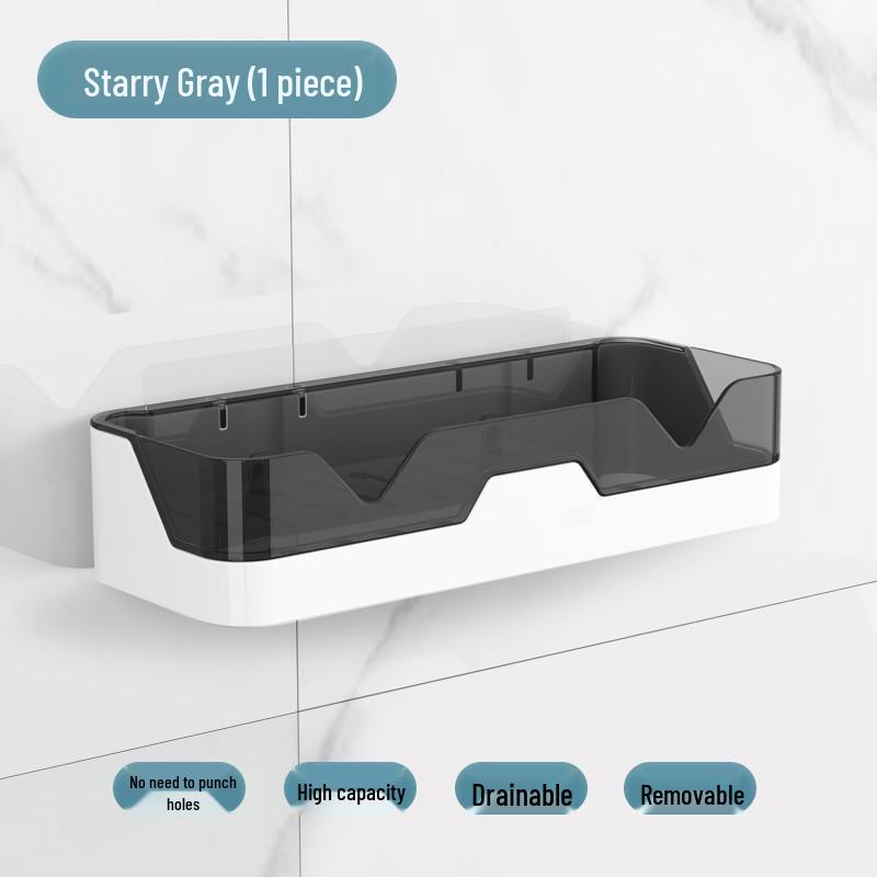 Nástěnný koupelnový sprchový organizér a úložná police bez vrtání