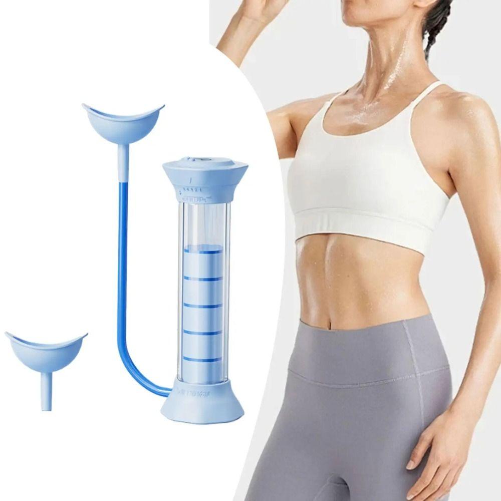 Adjustable Resistance Breathing Dumbbell Trainer Breathing Training Device  Men/ Women